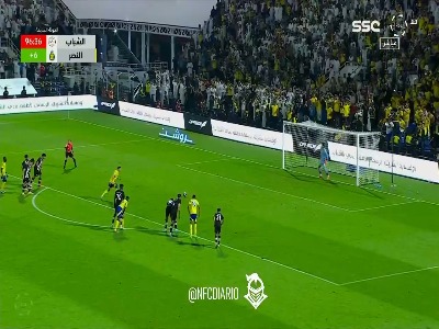 النصر به سختی و با حساب دو بر یک الشباب را شکست داد تا به مصاف با استقلال برود