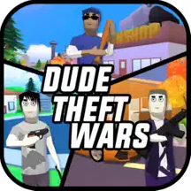 بازی/ Dude Theft Wars FPS Open world؛ به یک گنگستر تمام عیار تبدیل شوید