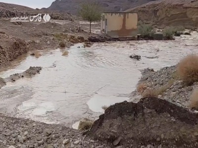 سیلاب در مناطق روستایی خراسان جنوبی