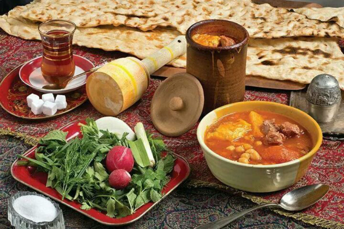 طرز تهیه آبگوشت قهوه خونه ای