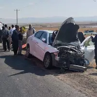 تصادف 3 خودرو در مسیر تاکستان به دانسفهان