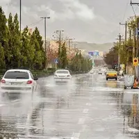 بارش شدید باران و برف در راه تهران