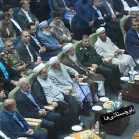 حضور مولوی عبدالحمید در جلسه معارفه استاندار سیستان و بلوچستان