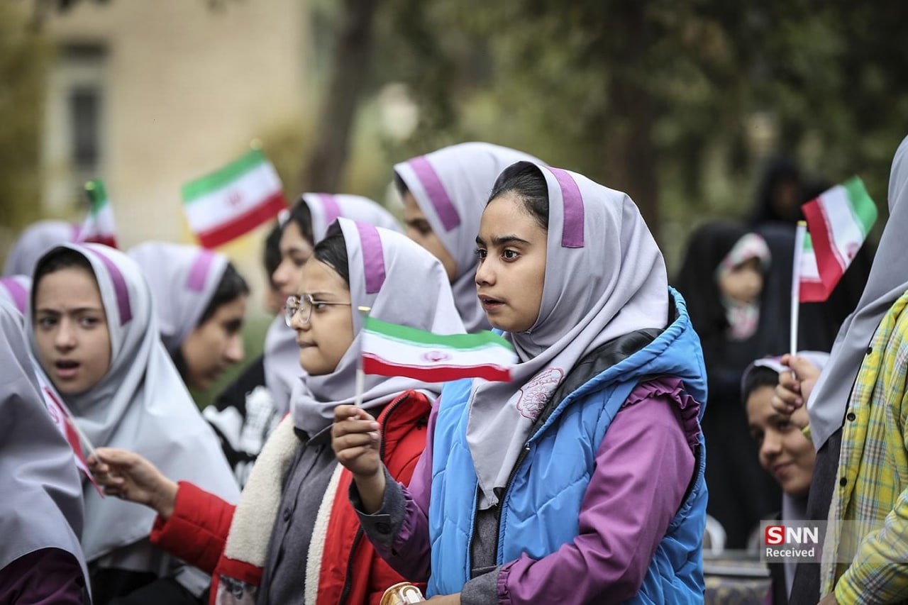 راهپیمایی پرشور ۱۳ آبان در کاشان