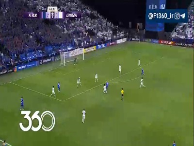 واکنش خوب حسینی در دقیقه 66؛ الهلال 2-0 استقلال