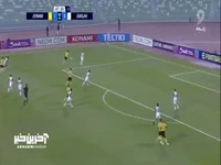 گل دوم سپاهان به الشارجه توسط آریا یوسفی در دقیقه 3+45، سپاهان 2 - 0 الشارجه