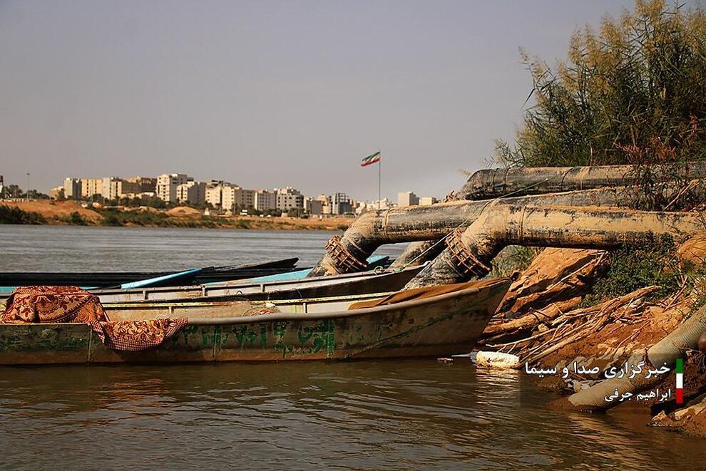 آلودگی زیست محیطی رود کارون