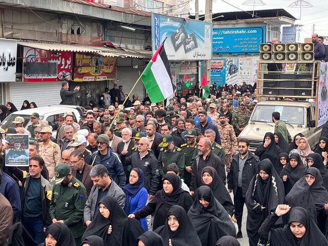 پیکر سردار شهید مازندرانی در آغوش وطن آرام گرفت