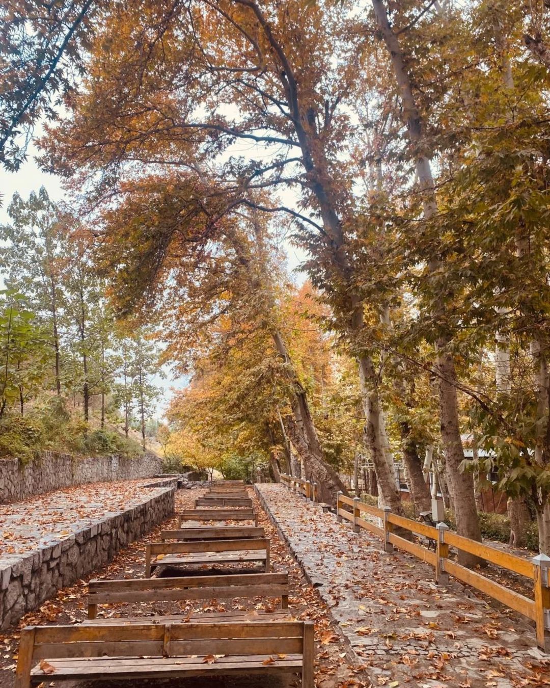 پاییز رویایی در مناطق ییلاقی مشهد