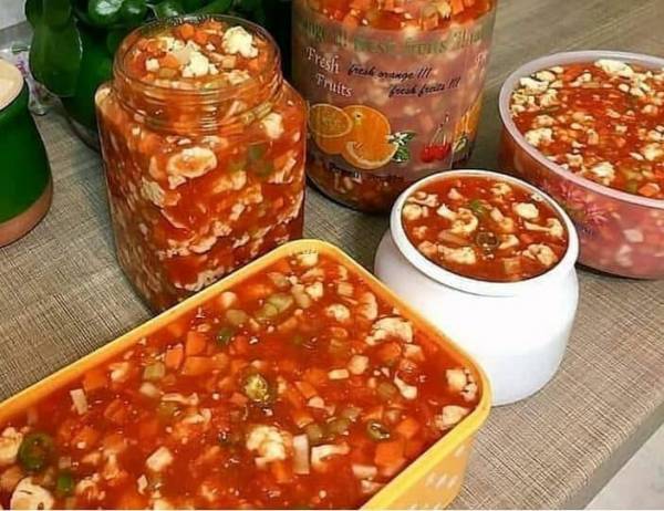 طرز تهیه ترشی بندری خانگی