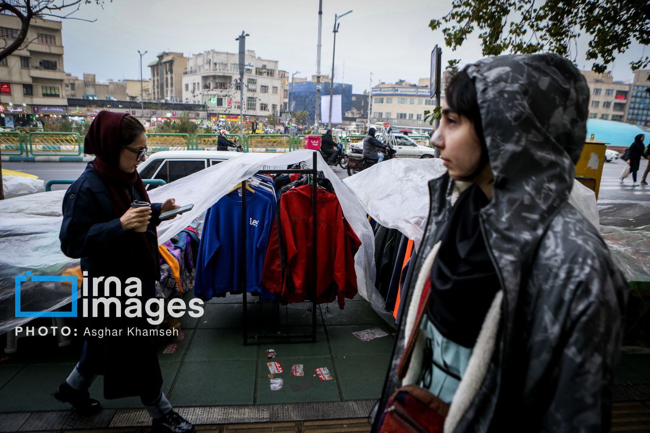 عکس/ باران پاییزی در تهران