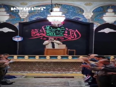 حاج مهدی سلحشور در حرم مطهر حضرت معصومه(س)