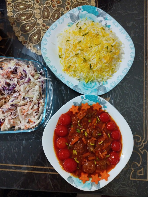 از شما/خورشت هویج وآلو تبریزی