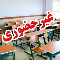 مدارس کاشمر غیرحضوری شد