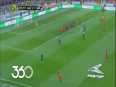 گل‌های بازی الجزایر 5-1 لیبریا