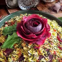 طرز تهیه اسفناج پلو با لبو، غذای سالم و رنگارنگ پاییزی