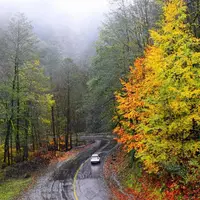 جاده زیبای سیاهکل به دیلمان