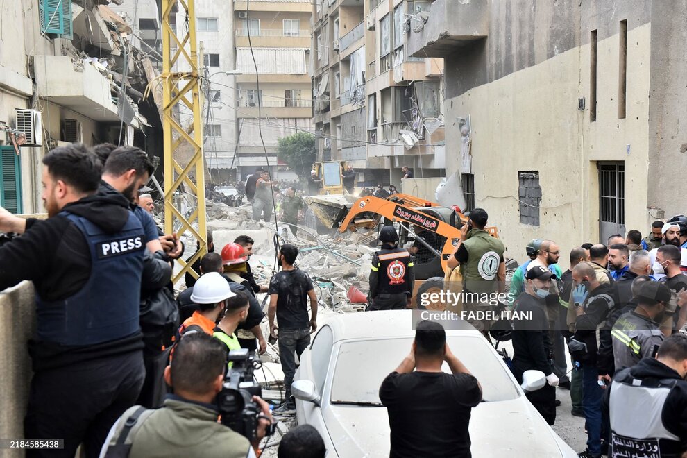 عکس/ محل شهادت محمد عفیف، مسئول اطلاع‌رسانی حزب‌الله