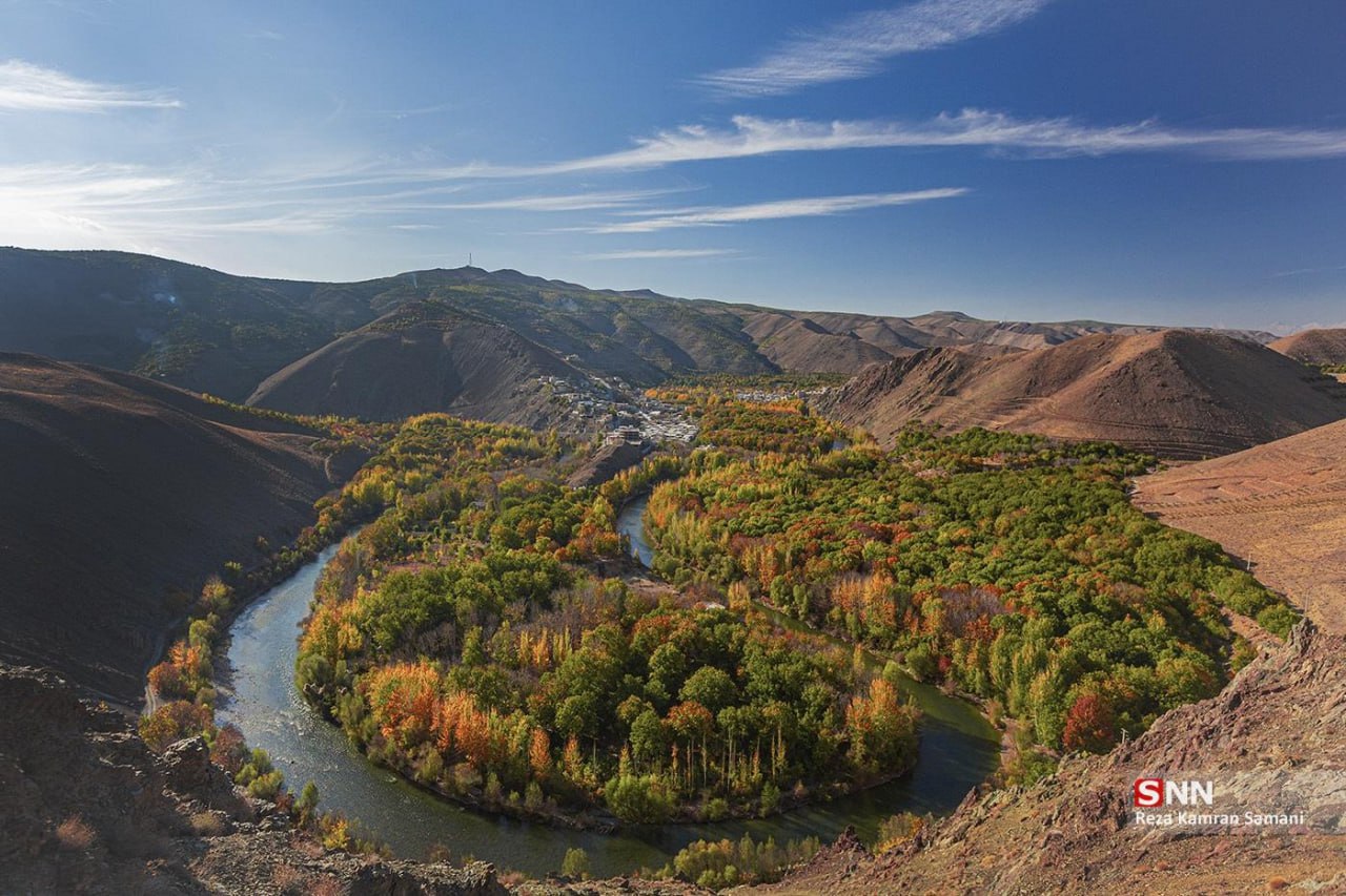 عکس/ ایران زیباست؛ پاییز رویایی شهرستان سامان