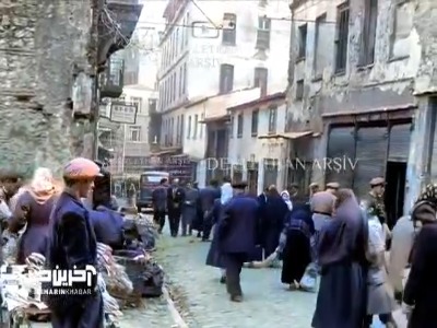 خیابان های استانبول در سال 1957