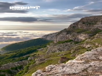 قله زیبای درفک در شهرستان رودبار استان گیلان