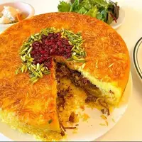 طرز تهیه تهچین گوشت مجلسی