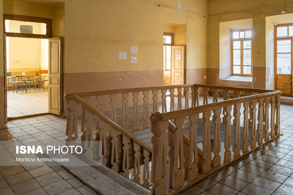 معماری زیبای مدرسه تاریخی خسروی در خوی