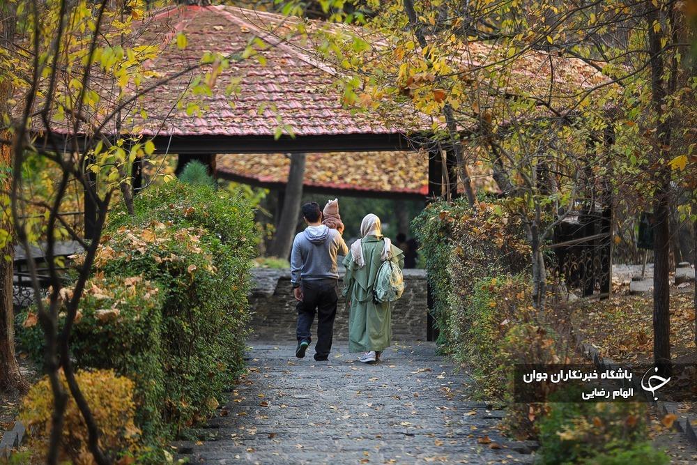 عکس/ حال و هوای پاییزی در پارک جمشیدیه تهران