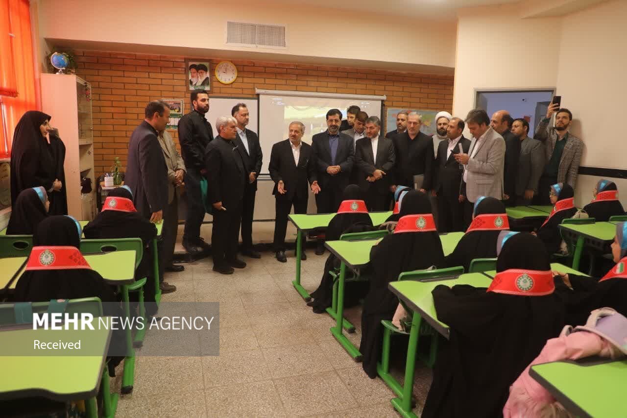 افتتاح مدرسه خیّرساز در قم با حضور وزیر آموزش‌‌وپرورش