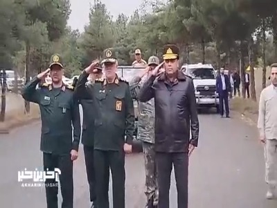 سان‌دیدن از نیروهای شرکت‌کننده در رزمایش ارس توسط فرماندهان ارشد ایران و آذربایجان