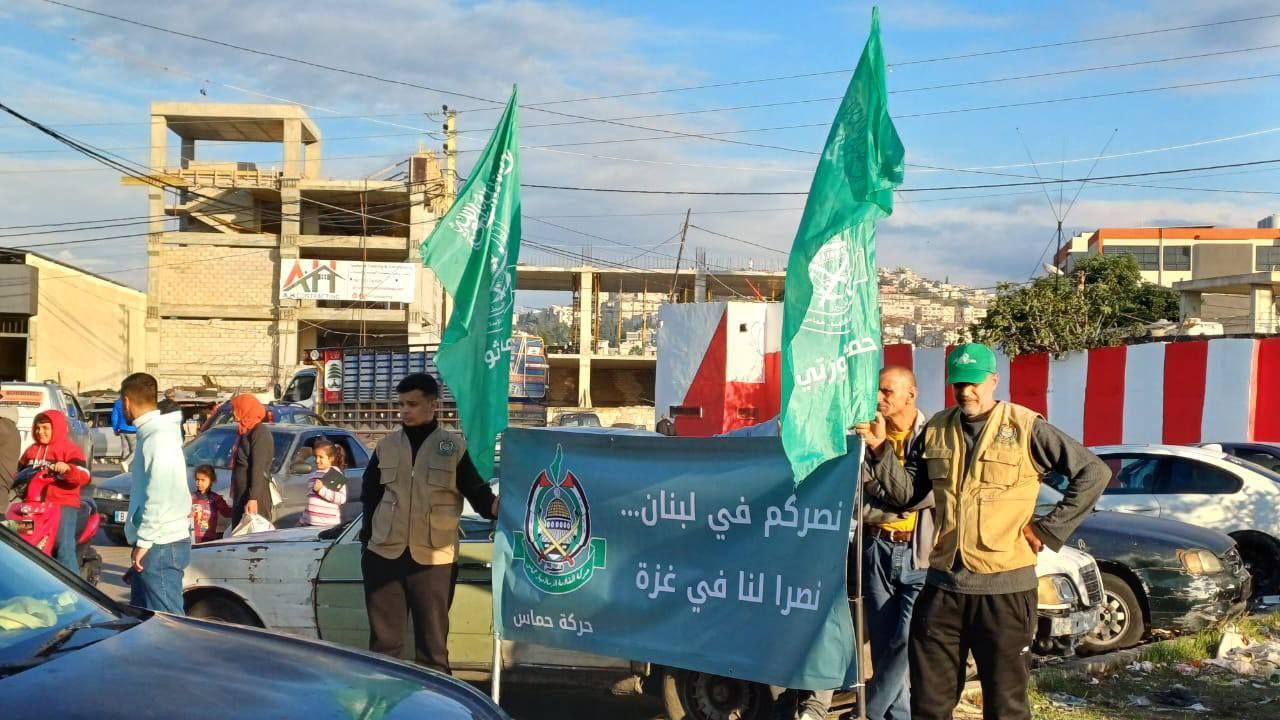 عکس/ استقبال حماس از آتش بس در لبنان  