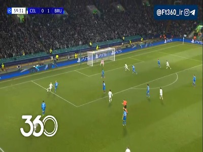 گل اول سلتیک توسط مائه‌دا ؛ سلتیک 1-1 بروخه