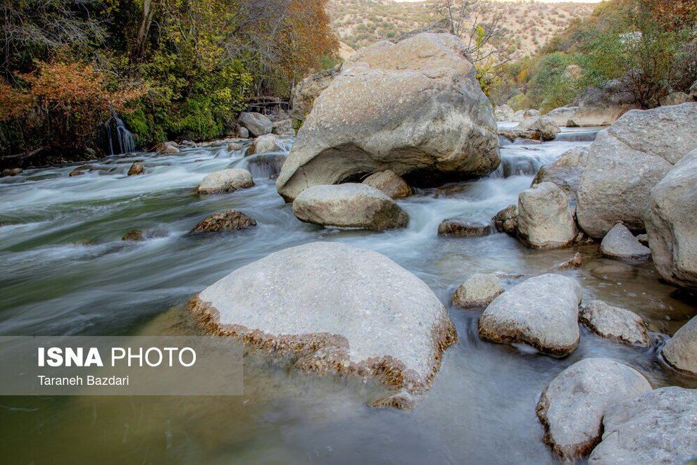  آبشار زیبای بیشه در لرستان