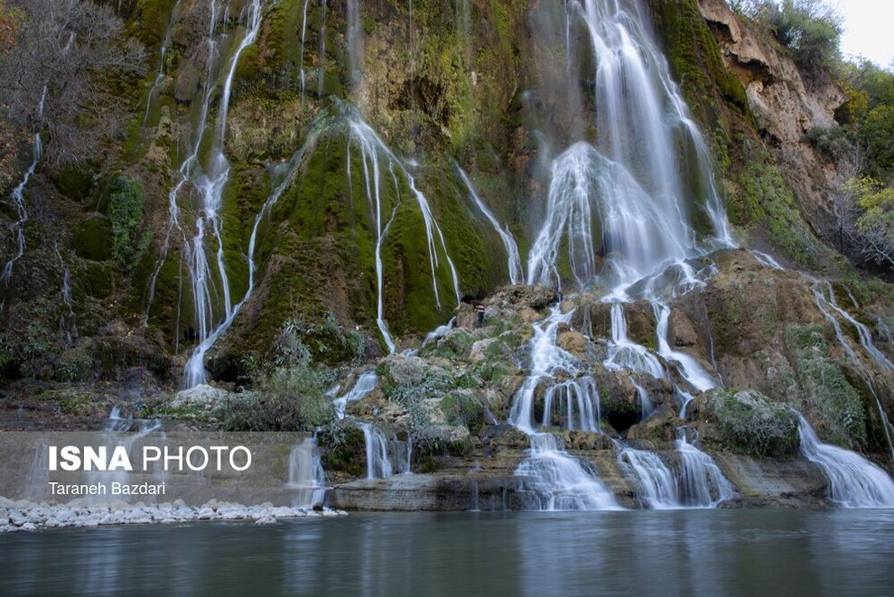  آبشار زیبای بیشه در لرستان