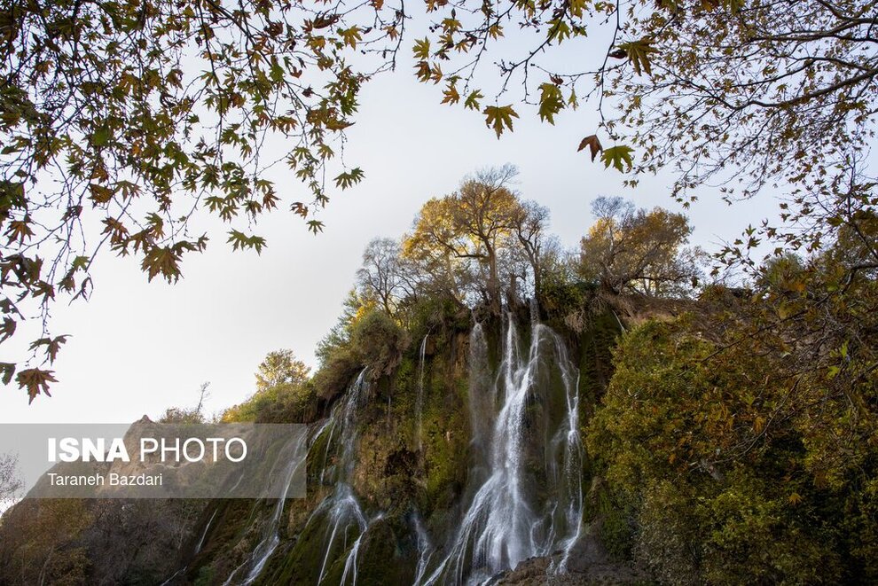  آبشار زیبای بیشه در لرستان