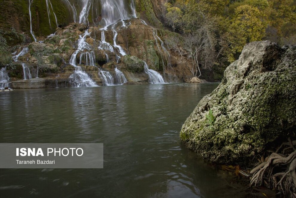  آبشار زیبای بیشه در لرستان