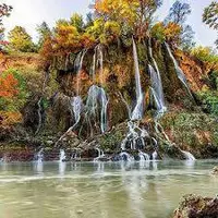 آبشار زیبای «بیشه» در لرستان 