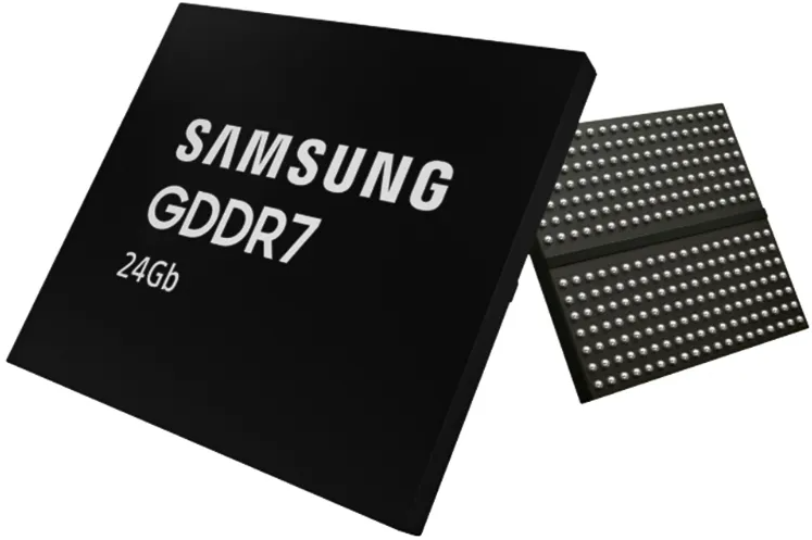 سامسونگ حافظه ویدیویی فوق‌سریع GDDR7 معرفی می‌کند؛ 77 درصد سریع‌تر از GDDR6