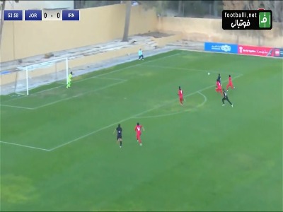 گلهای بازی بانوان اردن 2- 1 بانوان ایران