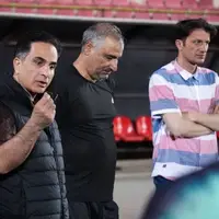 روحیه‌دهی مالک نساجی قبل از بازی با پرسپولیس