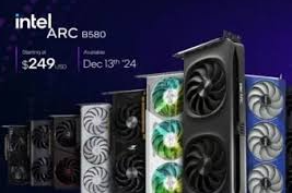 اینتل کارت‌های گرافیک جدید Arc B580 و Arc B570 را با قیمت ارزان معرفی کرد