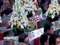 نوحه خوانی مجتبی رمضانی در مراسم شب شهادت حضرت فاطمه زهرا (س) و تشییع شهدای گمنام