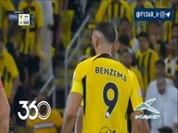 آرام کردن بنزما توسط رونالدو؛ الاتحاد ۱-۱ النصر