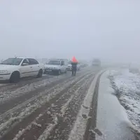 هشدار لغزندگی جاده‌ها در نقاط کوهستانی گلستان