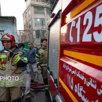 حریق در انبار کپسول گاز مایع در شهر ری