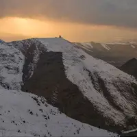 بارش پراکنده برف در خراسان رضوی ادامه دارد