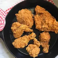 مرغ سوخاری به سبک kfc  