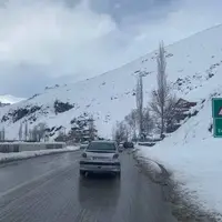 برف و باران و مه در محورهای ۱۴ استان