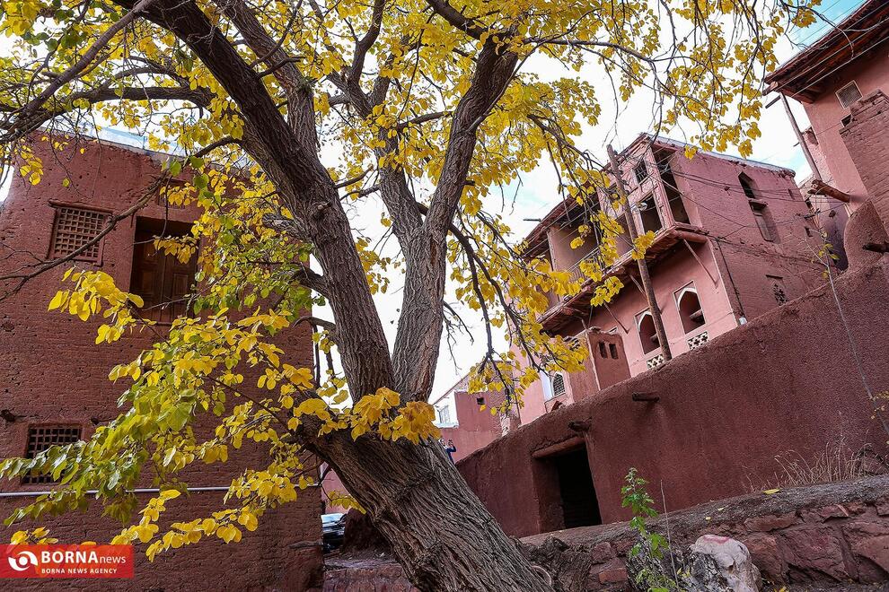 چشم‌نوازی پاییز در روستای تاریخی ابیانه