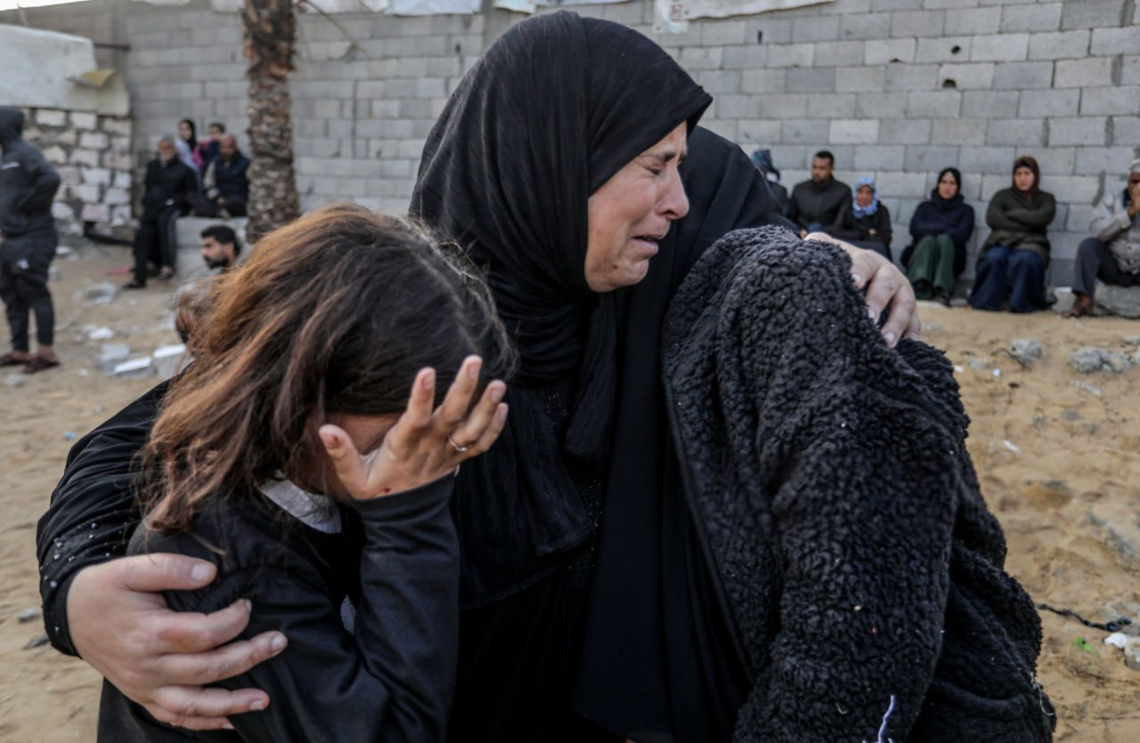  برگزاری مراسم تشییع شهدا در فلسطین